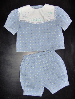 Ensemble b&eacute;b&eacute; bleu 01